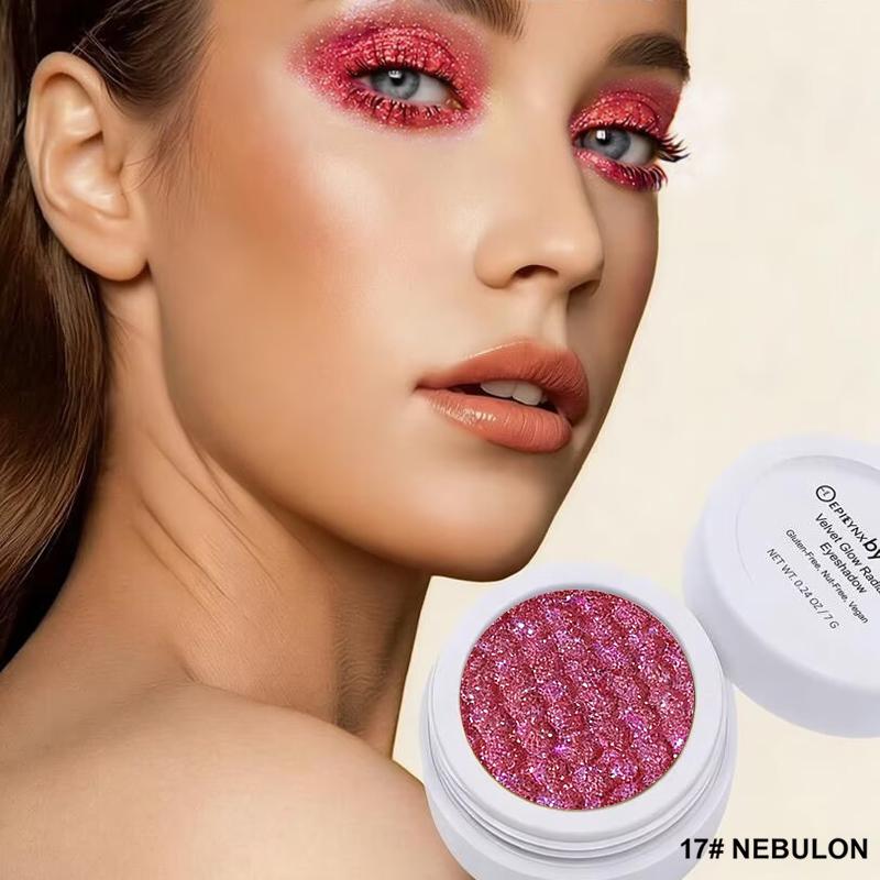 Gluten-Free Eyeshadow – Nut-Free, Vegan & Egg-Free Creamy Radiance in 20 Shades