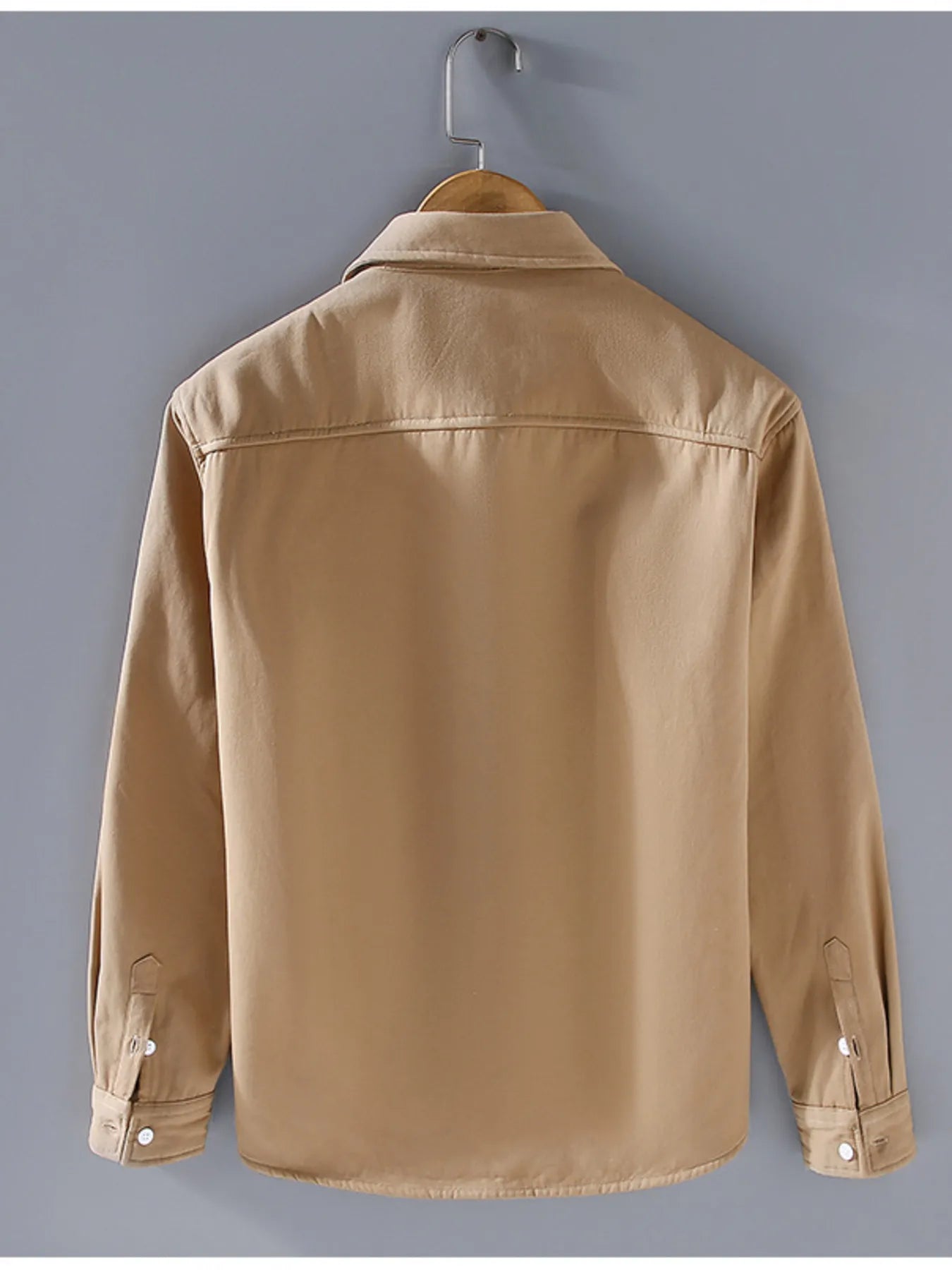 Men's Plus Size Button Up Long Sleeve Shirt