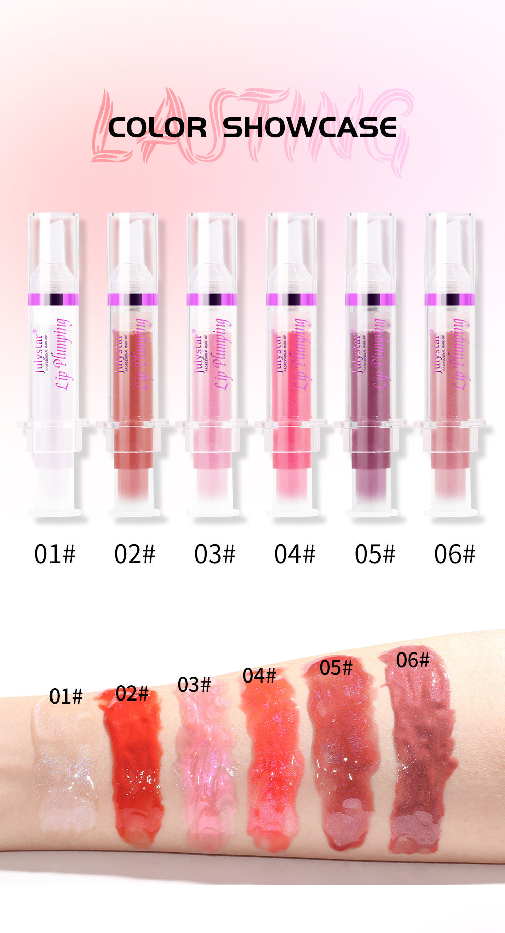 Lip Plumping Booster, Spicy Lip Plumping Oil, Ultra Hydrating Glossy