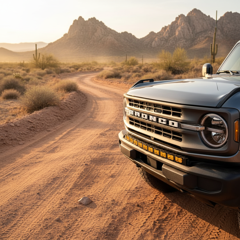 2021+ Ford Bronco Standard Bumper 40in Light Bar PRO