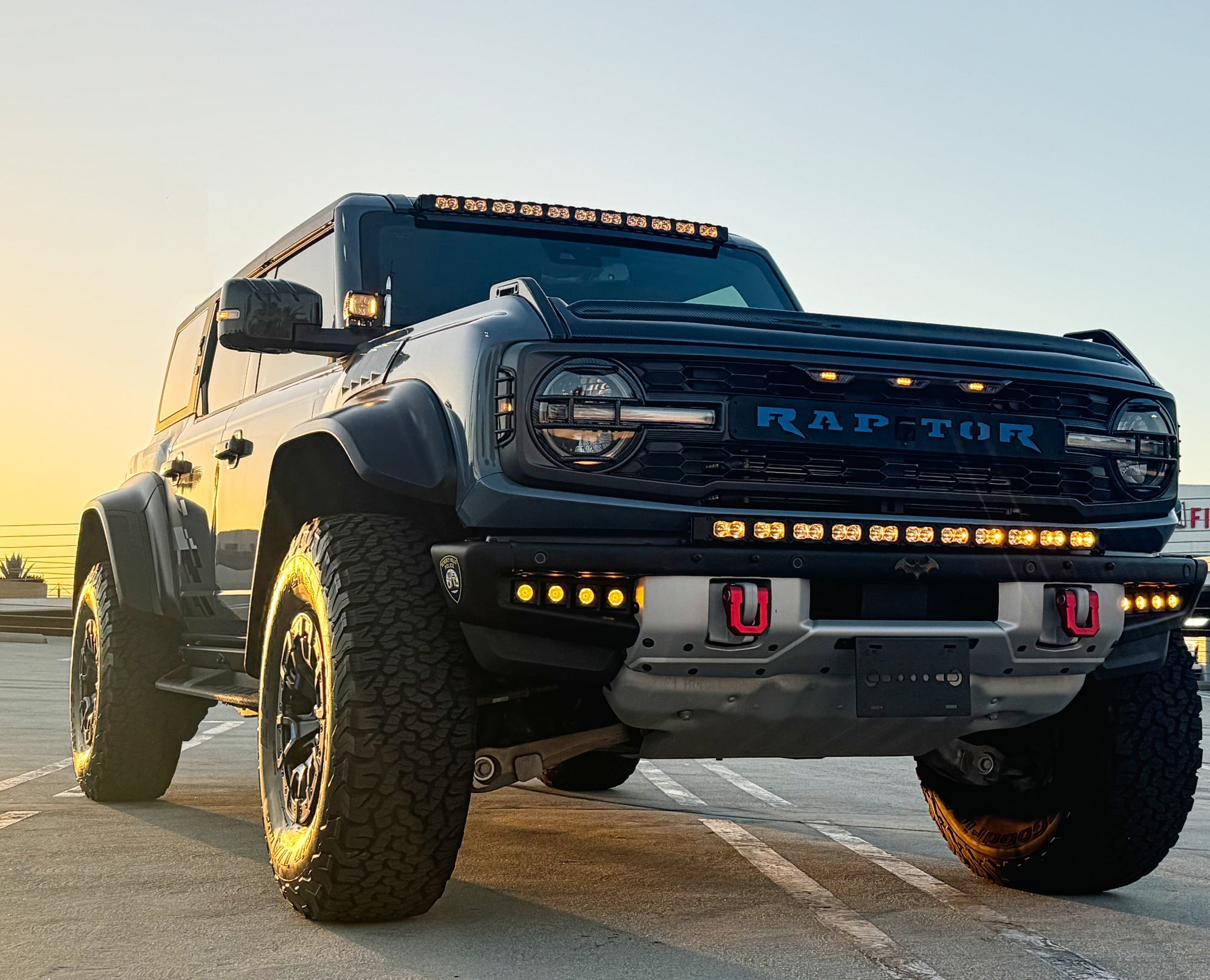2021+ Ford Bronco Modular Bumper 40in Light Bar - PRO