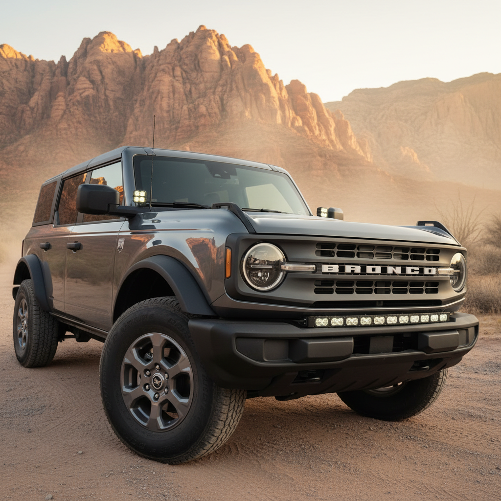 2021+ Ford Bronco Standard Bumper 40in Light Bar PRO