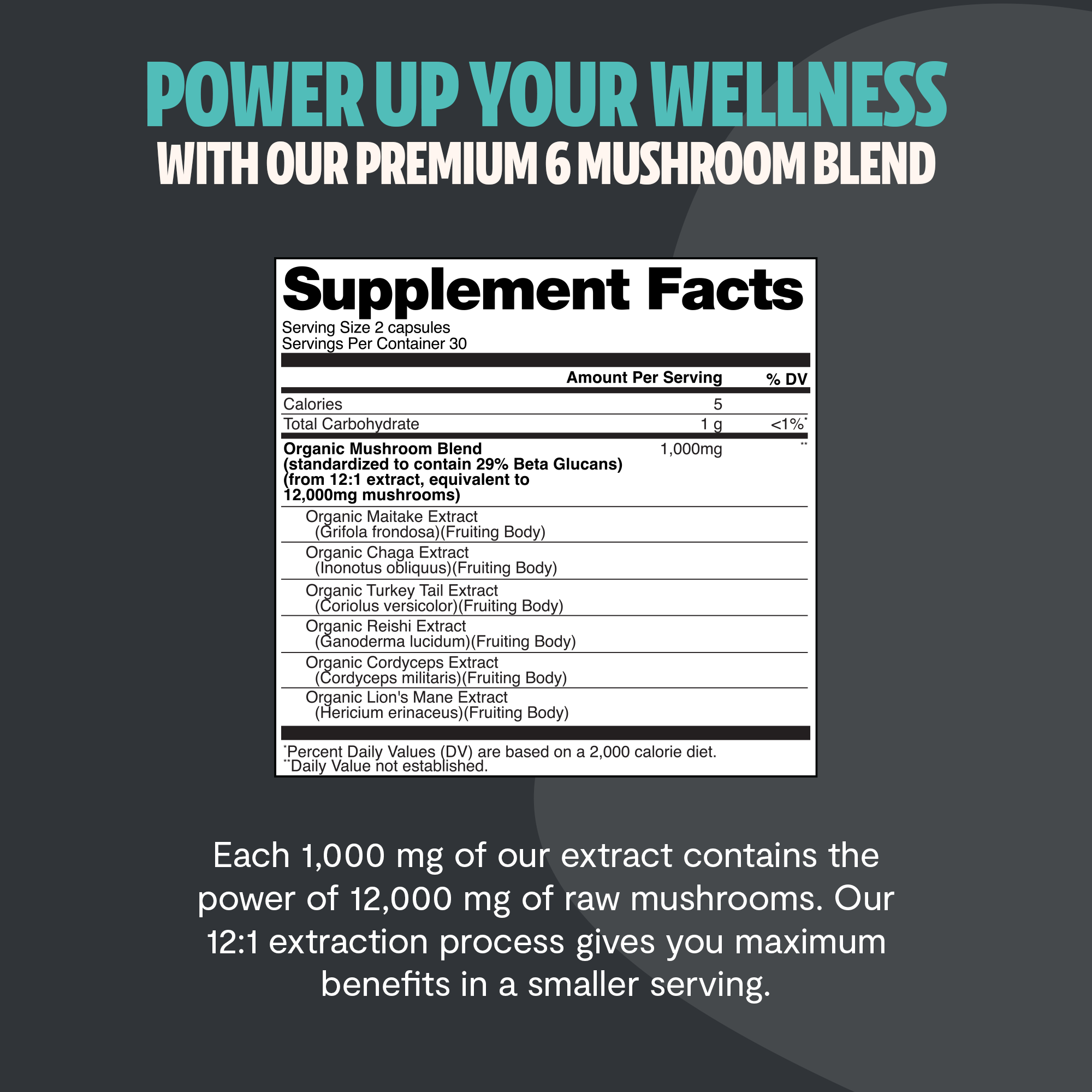 Ultimate Mushroom Complex Capsules