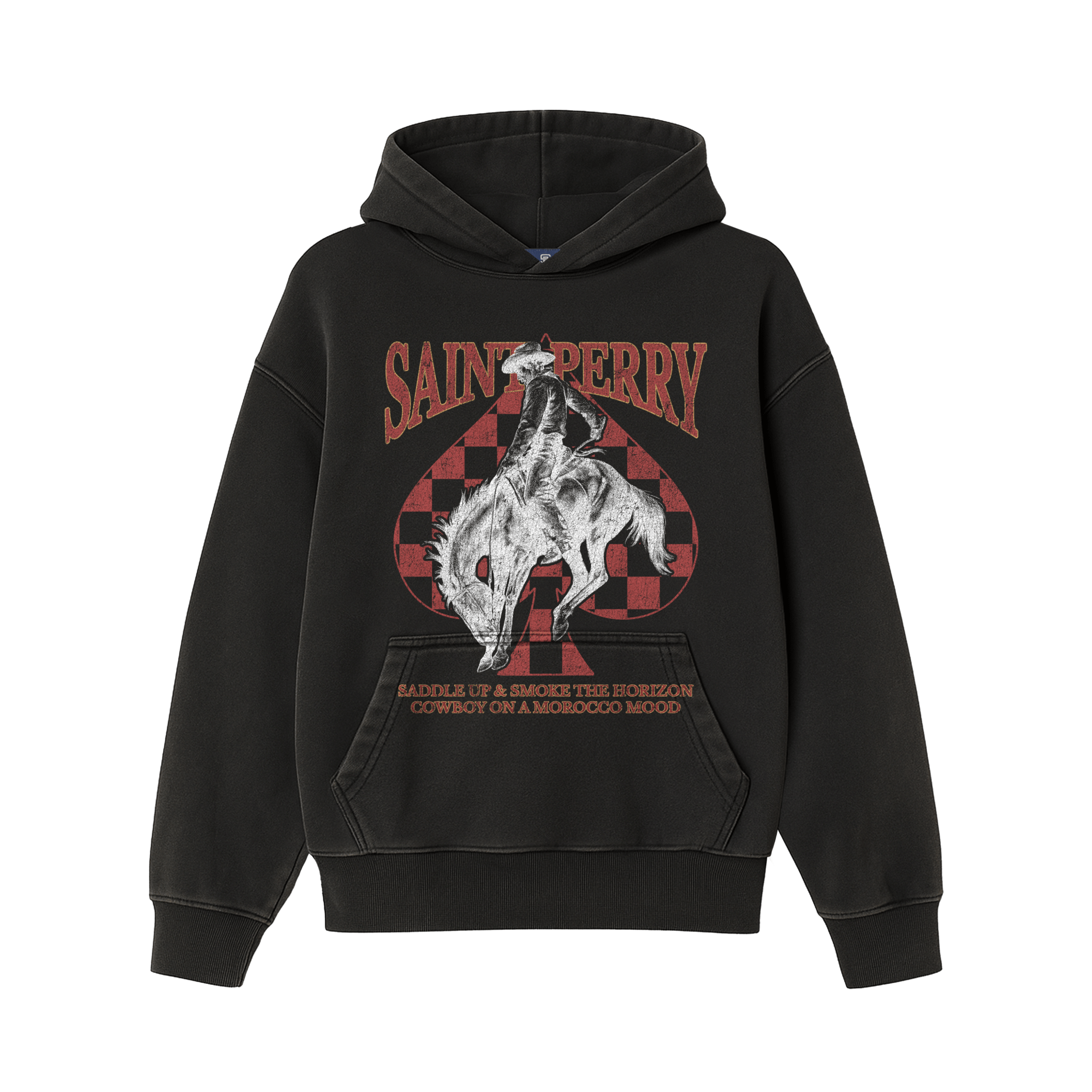 HORIZON RIDER LEATHER CARD CASE HOODIE