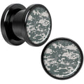 Digital Camo Print Black Anodized Screw Fit Plug Set 00G
