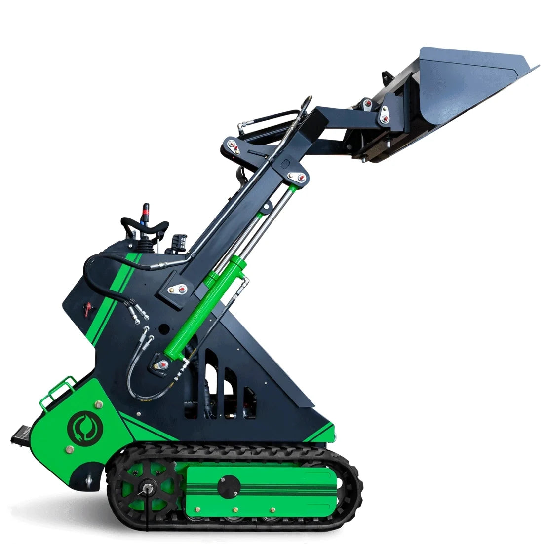 72V 16.4kWh Lithium Electric Mini Track Loader Skid Steer