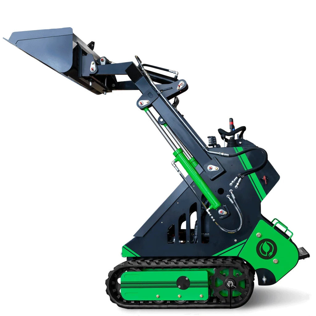 72V 16.4kWh Lithium Electric Mini Track Loader Skid Steer