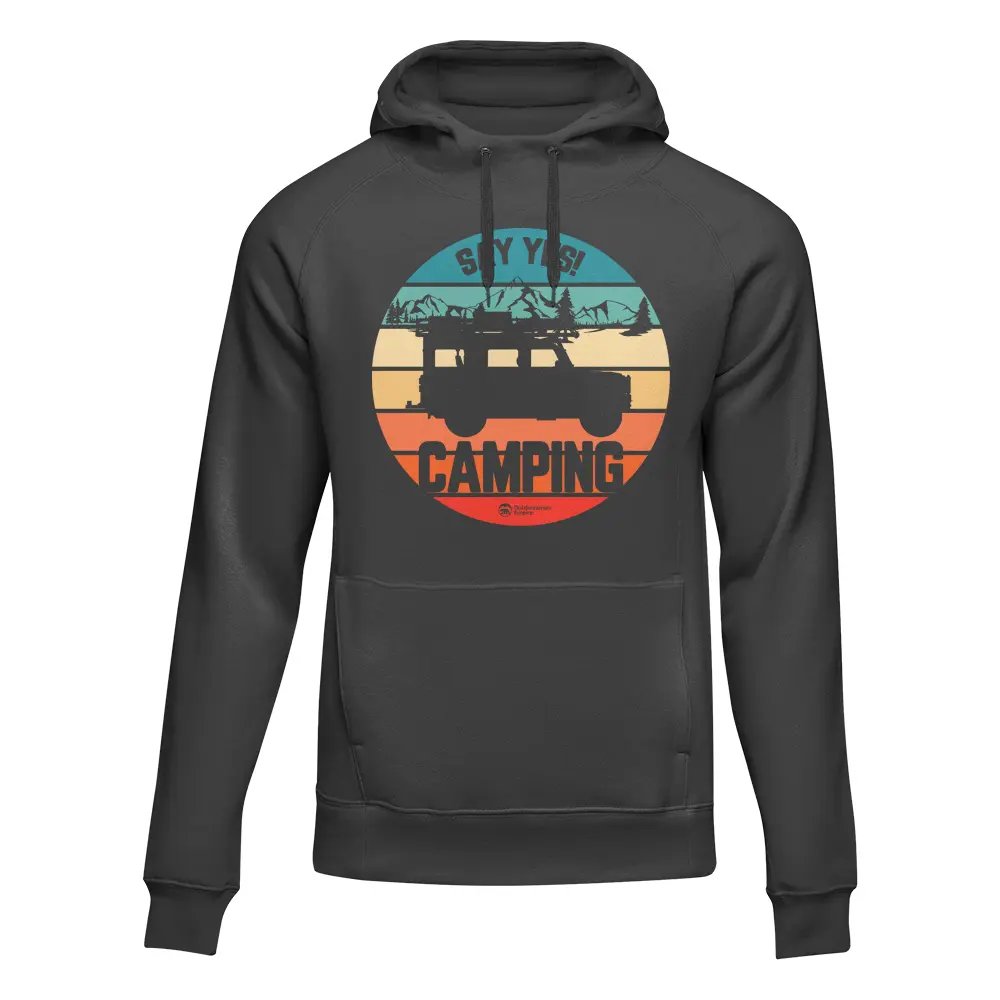 Style 70 Camping Adult Fleece Hoodie