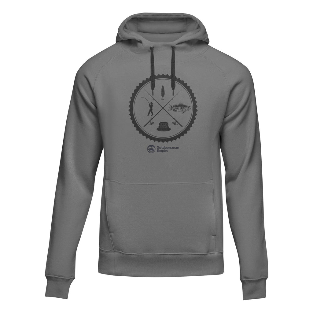 Fishing Vintage v2' Adult Fleece Hoodie