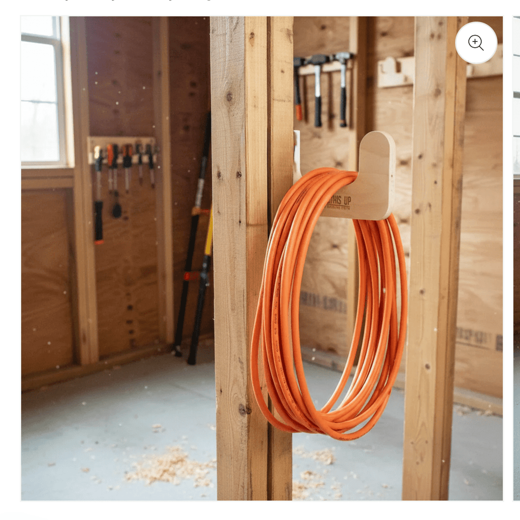 Multi-Purpose Utility Organizer Hooks - Stud Mounted