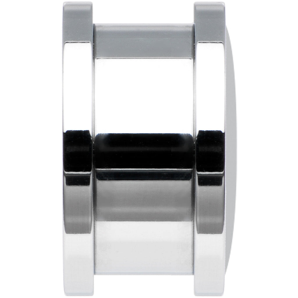 Katrina Sugar Skull with Rose Flower Steel Screw Fit Plug Set 9/16