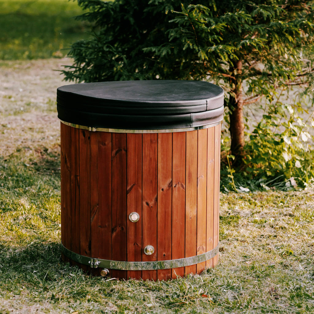 Premium 1-Person Fully-Assembled ThermoWood Cold Plunge Tub (SAK80914)