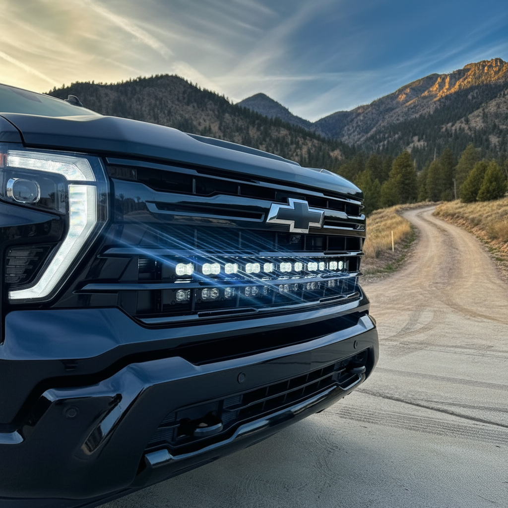 2020+ Chevrolet Silverado 2500/3500 Single 40in Light Bar - PRO