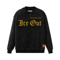 "ICE OUT" Oversized Washed Sweatshirt