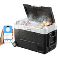 Car Refrigerator, DC 12/24V AC100-240V Compressor Electric Cooler,