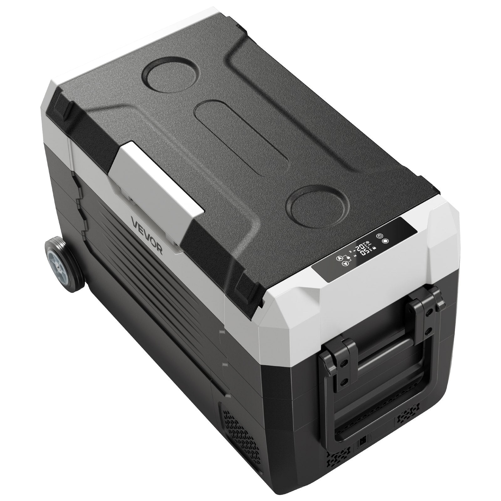 Car Refrigerator, DC 12/24V AC100-240V Compressor Electric Cooler,