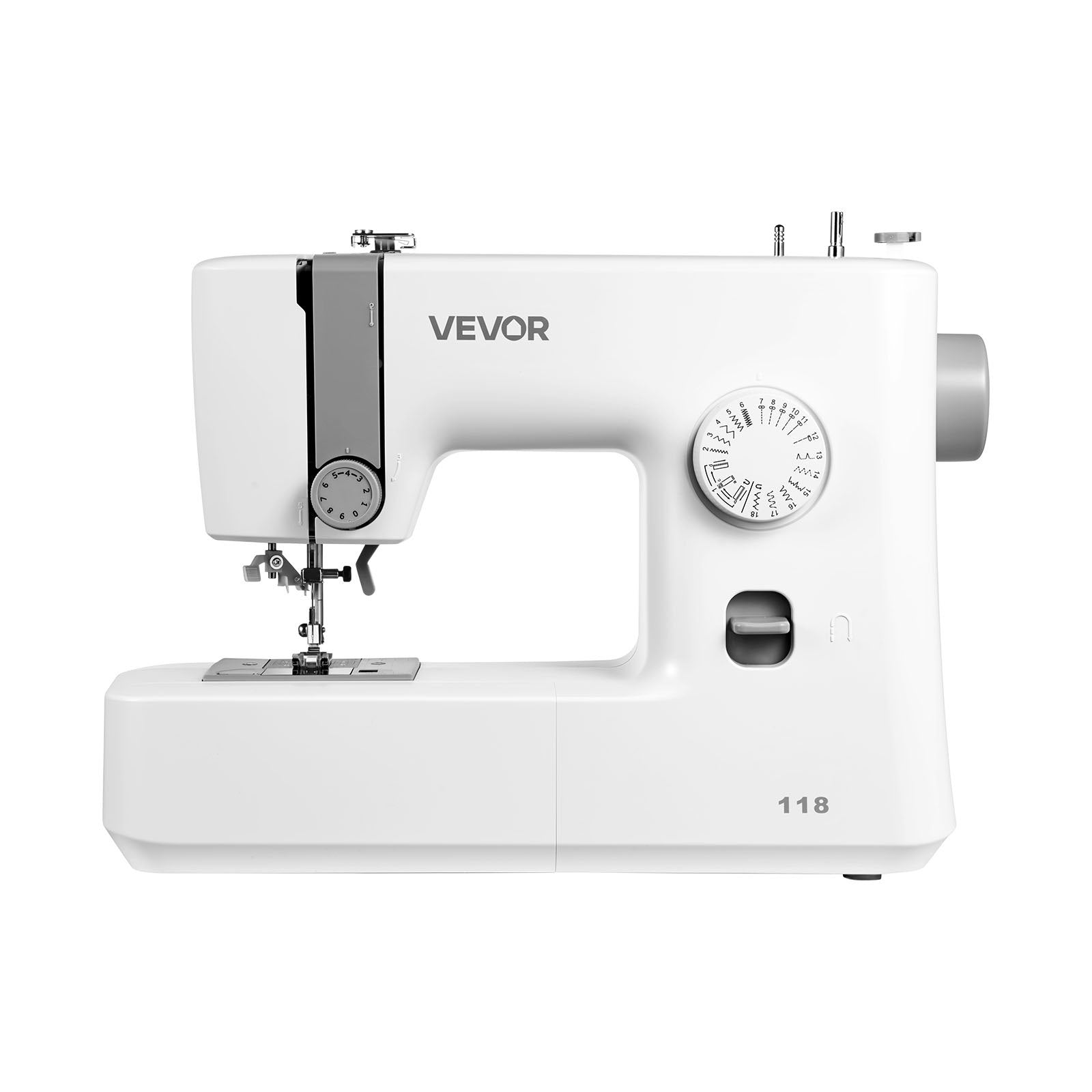Sewing Machine, 18 Stitch Applications, with LED Light and Foot Pedal,