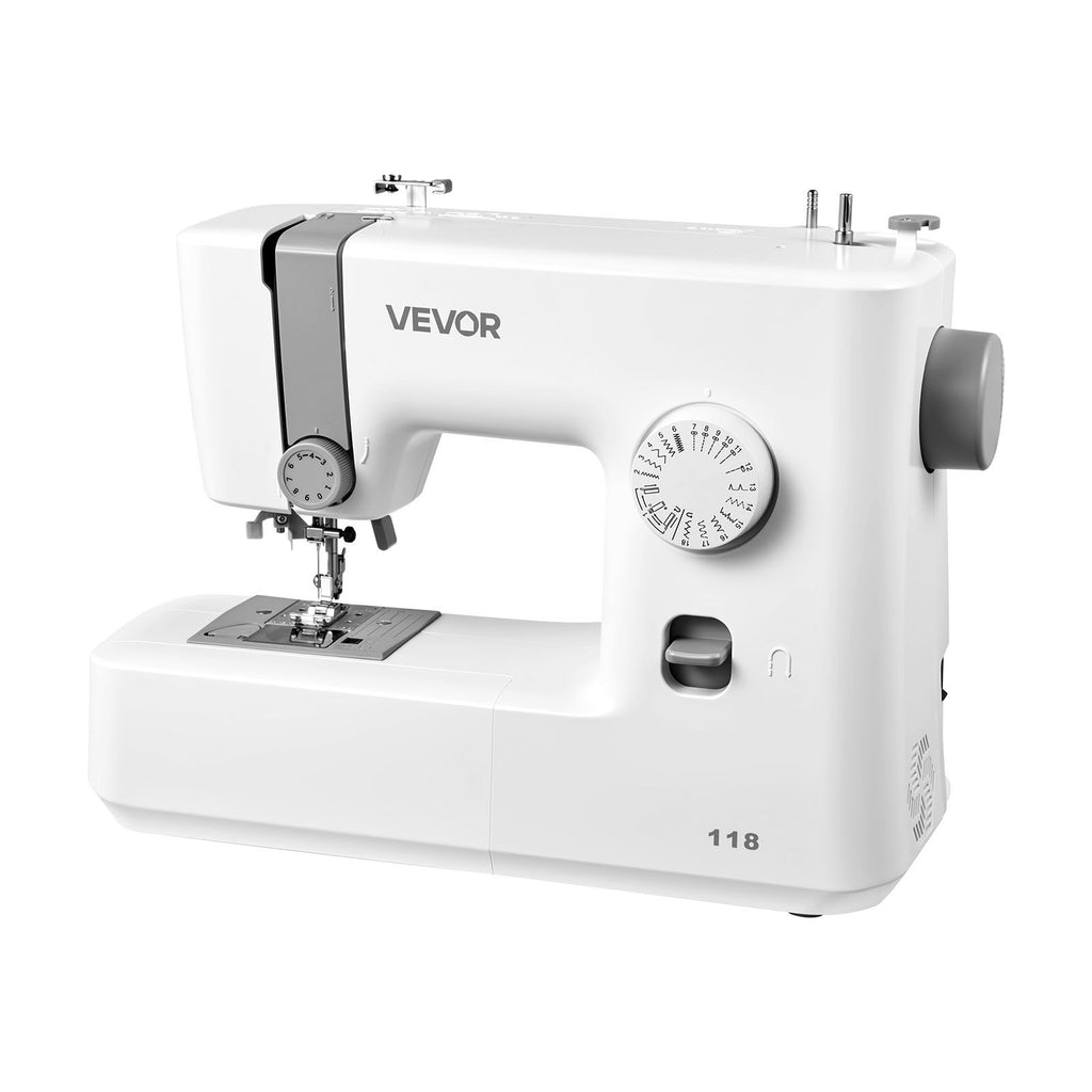 Sewing Machine, 18 Stitch Applications, with LED Light and Foot Pedal,