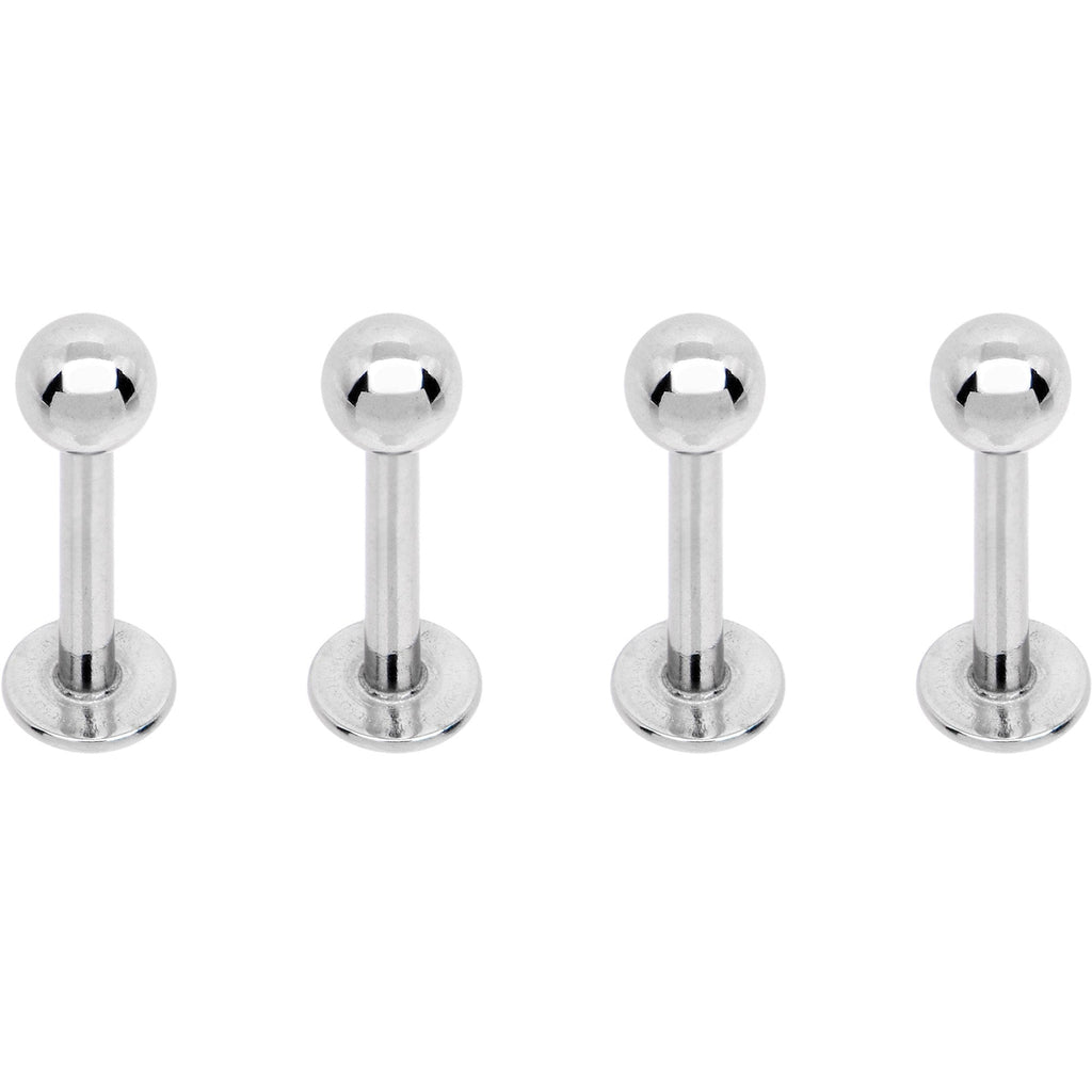 16G 5/16 Rainbow Black PVD Pack Set of 12 Labret Monroe